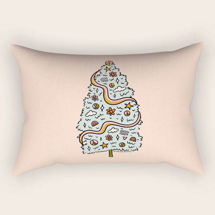 Aquarius Tree Rectangular Pillow Gallery Image 1