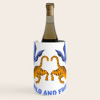 Tigers and tropical leaves. Wine Chiller Gallery Image 1