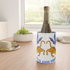 Tigers and tropical leaves. Wine Chiller Gallery Image 4