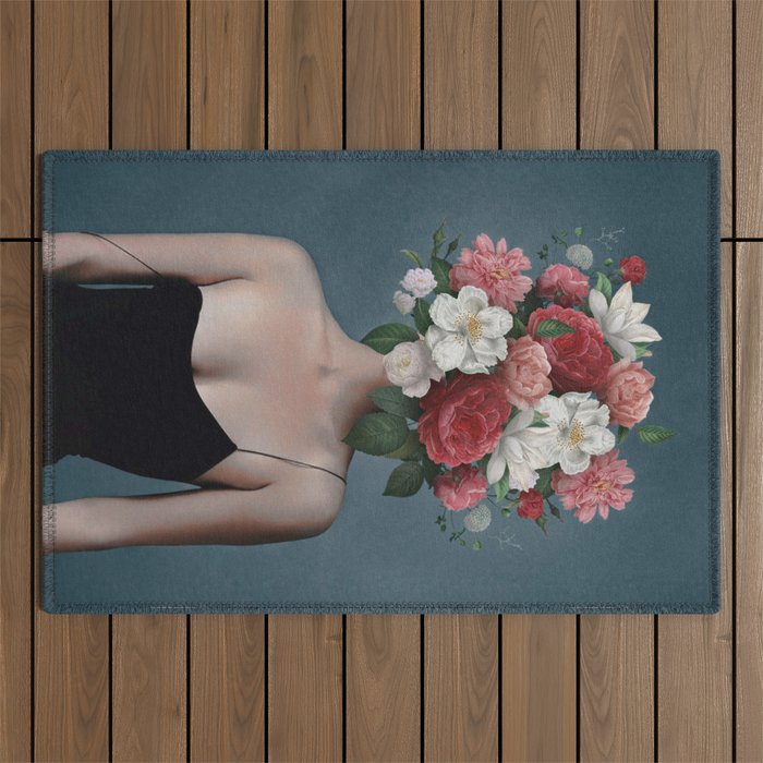 In Bloom Outdoor Rug Gallery Image 1