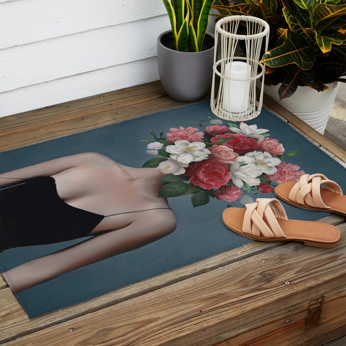 In Bloom Outdoor Rug Gallery Image 2