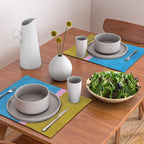 Olive Green Marine Colorfield Placemat Gallery Image 2