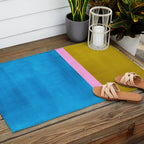 Olive Green Marine Colorfield Outdoor Rug Gallery Image 2