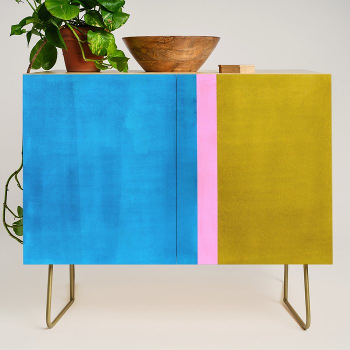 Olive Green Marine Colorfield Credenza Gallery Image 1