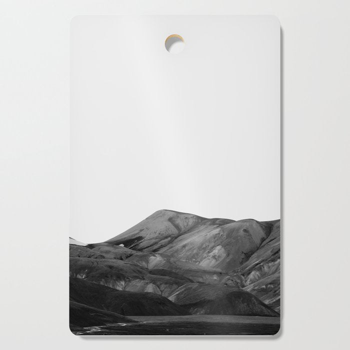 Mountain Range, Minimalist Art, Mountain Cutting Board Gallery Image 1