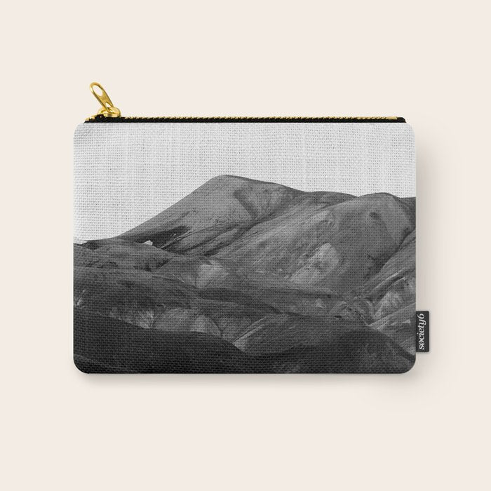 Mountain Range, Minimalist Art, Mountain Carry All Pouch Gallery Image 1