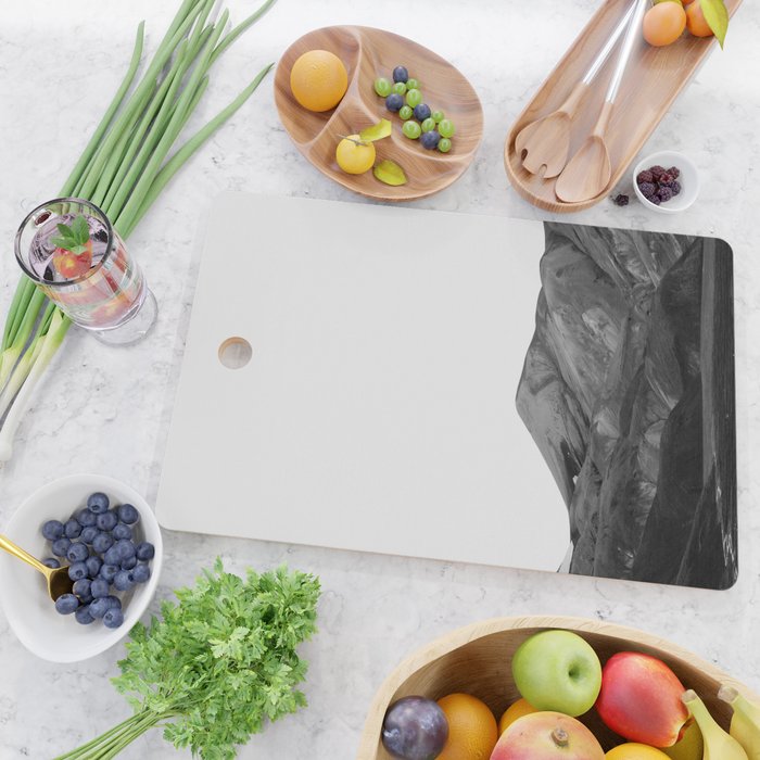 Mountain Range, Minimalist Art, Mountain Cutting Board Gallery Image 2
