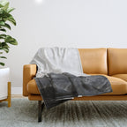 Mountain Range, Minimalist Art, Mountain Throw Blanket Gallery Image 1