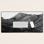 Mountain Range, Minimalist Art, Mountain Desk Mat Gallery Image 1