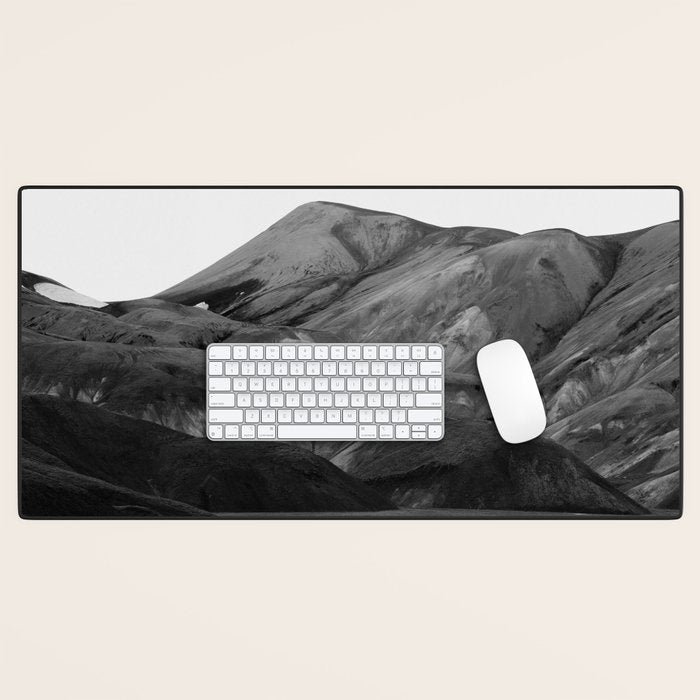 Mountain Range, Minimalist Art, Mountain Desk Mat Gallery Image 1