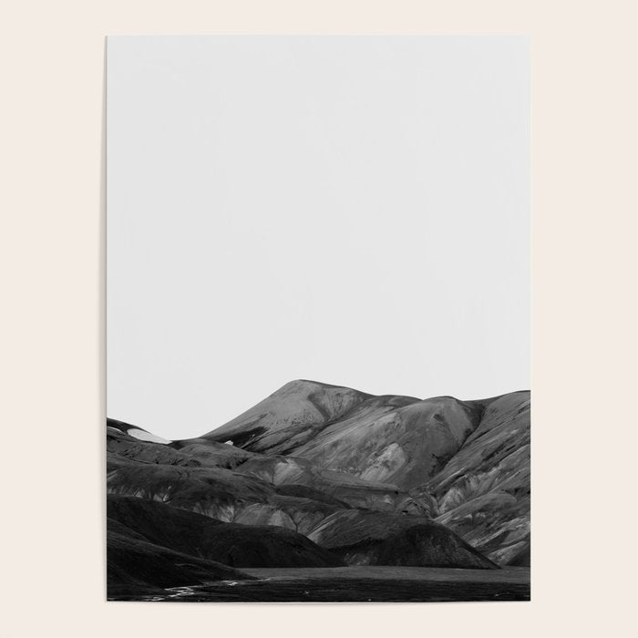Mountain Range, Minimalist Art, Mountain Poster Gallery Image 1