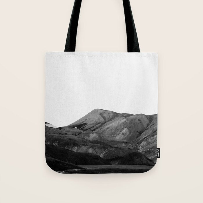 Mountain Range, Minimalist Art, Mountain Tote Bag Gallery Image 1