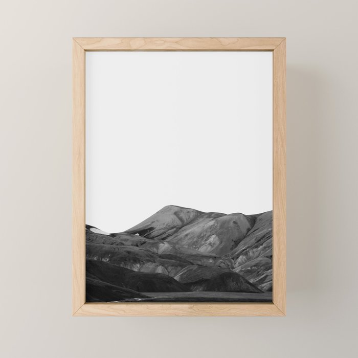 Mountain Range, Minimalist Art, Mountain Mini Art Print Gallery Image 1