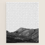 Mountain Range, Minimalist Art, Mountain Jigsaw Puzzle Gallery Image 1