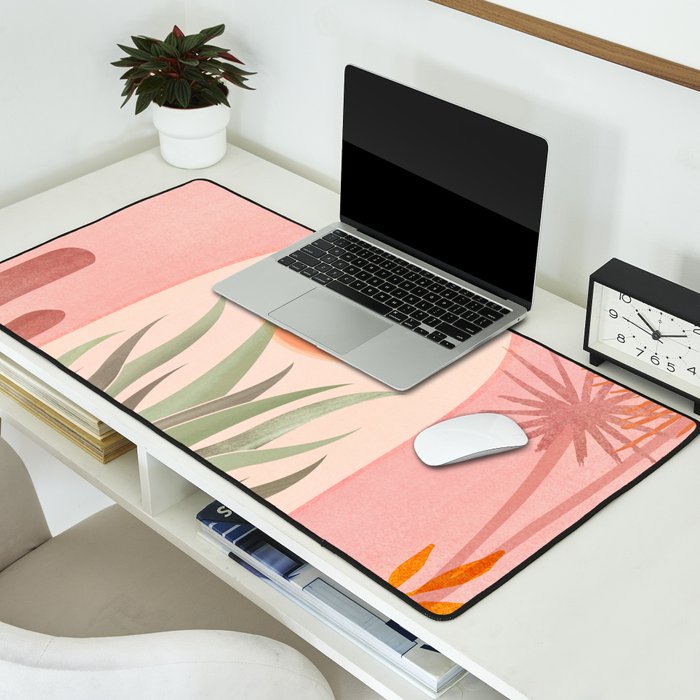 El Sol Sunrise Desert Landscape Desk Mat Gallery Image 2