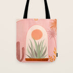 El Sol Sunrise Desert Landscape Tote Bag Gallery Image 1
