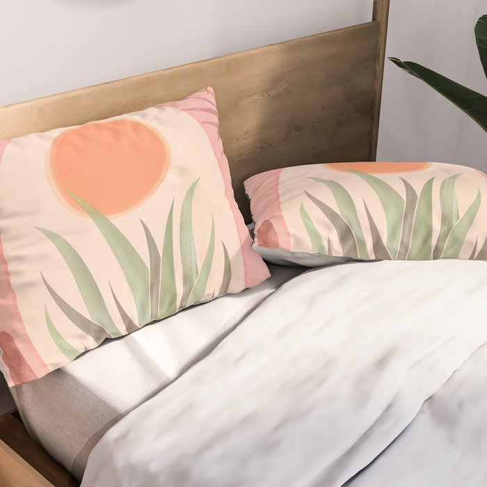 El Sol Sunrise Desert Landscape Pillow Sham Gallery Image 2