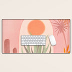 El Sol Sunrise Desert Landscape Desk Mat Gallery Image 1