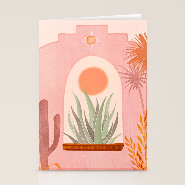 El Sol Sunrise Desert Landscape Stationery Card Gallery Image 2