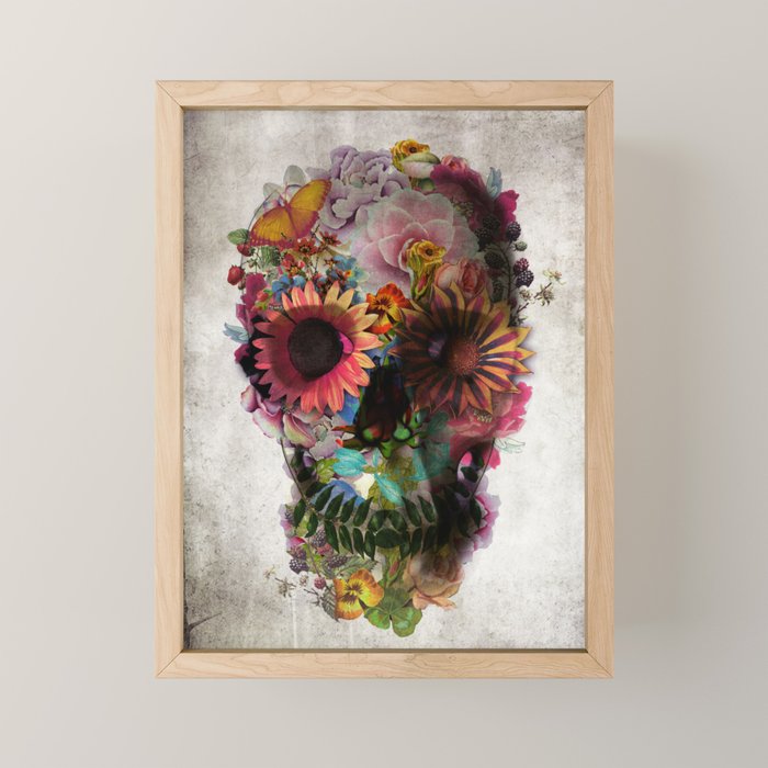 SKULL 2 Mini Art Print Gallery Image 1
