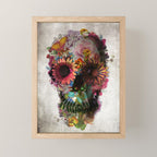 SKULL 2 Mini Art Print Gallery Image 1