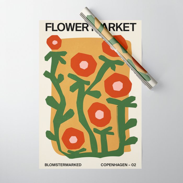 Flower Market II: Copenhagen | Matisse Edition Wrapping Paper Gallery Image 1