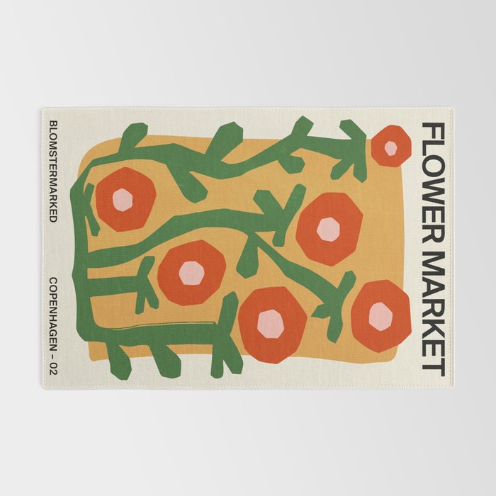 Flower Market II: Copenhagen | Matisse Edition Rug Gallery Image 2