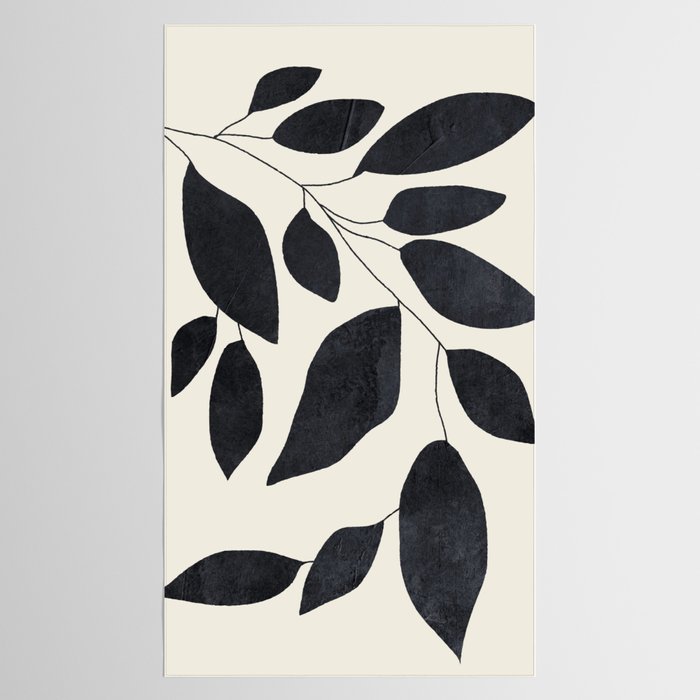 Abstract Art /Minimal Plant 139 Tablecloth Gallery Image 2