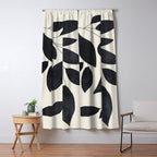 Abstract Art /Minimal Plant 139 Window Curtain Gallery Image 5