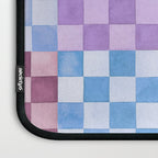 Handmade checker Cool tones Cozy heirloom Laptop Sleeve Gallery Image 3