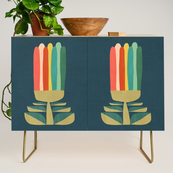 Little rainbow flower Credenza Gallery Image 1