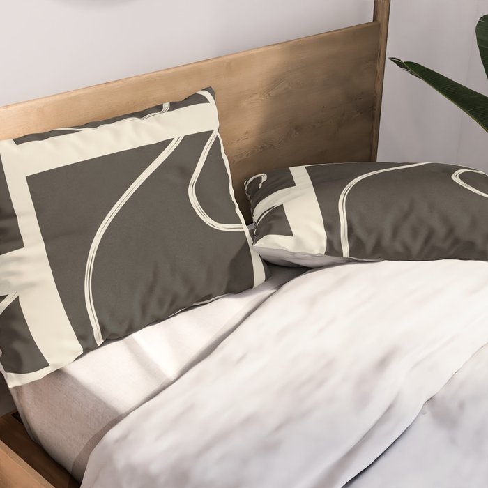 Abstract Pathways 1 Pillow Sham Gallery Image 2