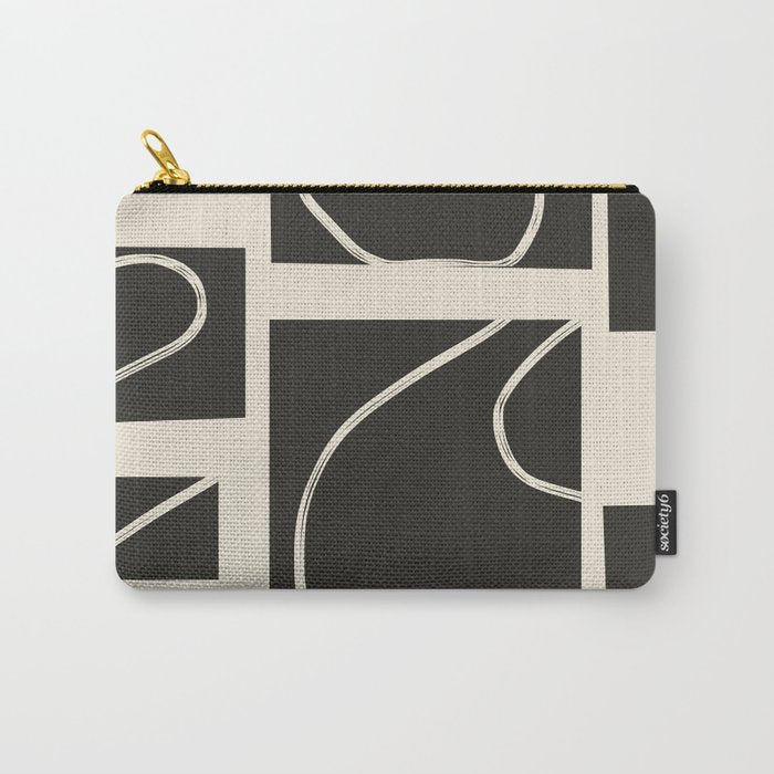 Abstract Pathways 1 Carry All Pouch Gallery Image 1
