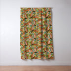 Jungle Tigers In Sand Brown Window Curtain Gallery Image 3