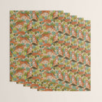 Jungle Tigers In Sand Brown Wrapping Paper Gallery Image 3