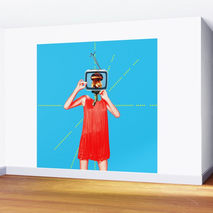 Atom Head Mother Wall Mural Gallery Image 2