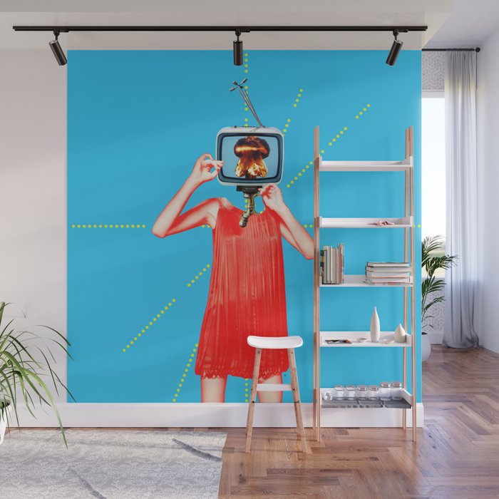 Atom Head Mother Wall Mural Gallery Image 1