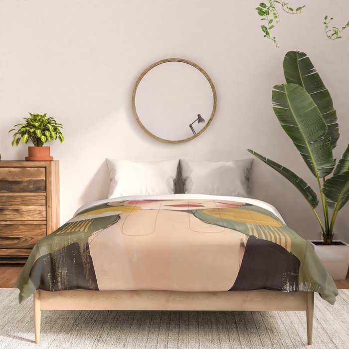 Golden Silence Modern Muse Comforter Gallery Image 3