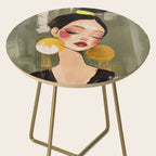 Golden Silence Modern Muse Side Table Gallery Image 2