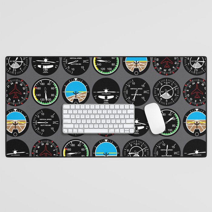 Flight Instruments Desk Mat Gallery Image 1