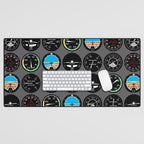Flight Instruments Desk Mat Gallery Image 1