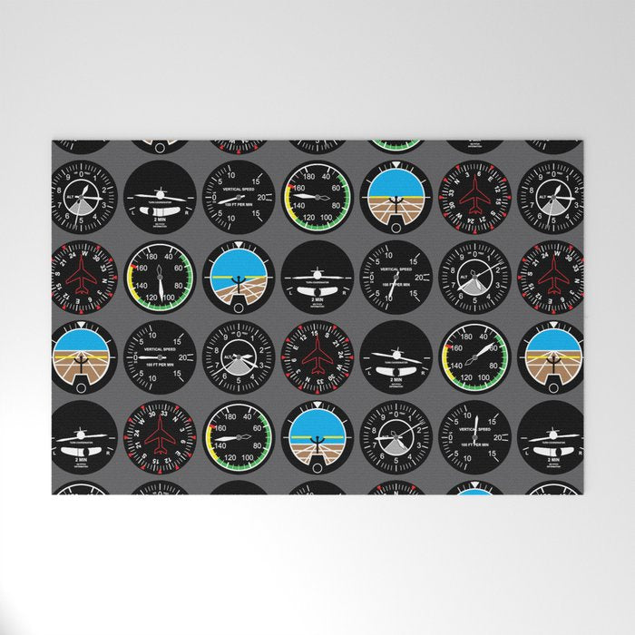 Flight Instruments Welcome Mat Gallery Image 1