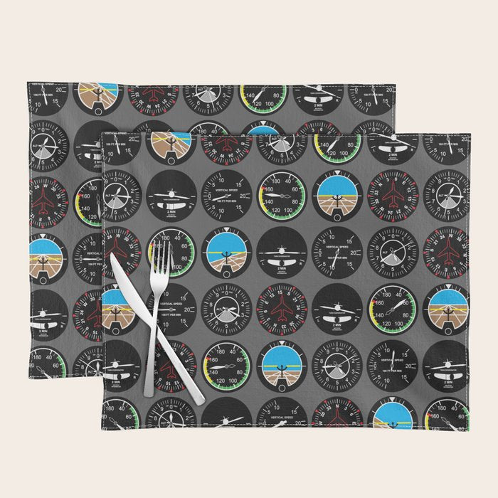 Flight Instruments Placemat Gallery Image 1