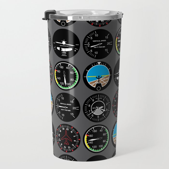 Flight Instruments Travel Mug Gallery Image 3