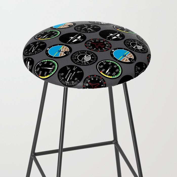 Flight Instruments Stool Gallery Image 2