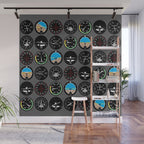 Flight Instruments Wall Mural Gallery Image 1