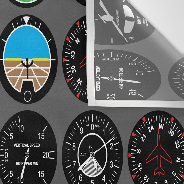 Flight Instruments Wall Tapestry Gallery Image 3