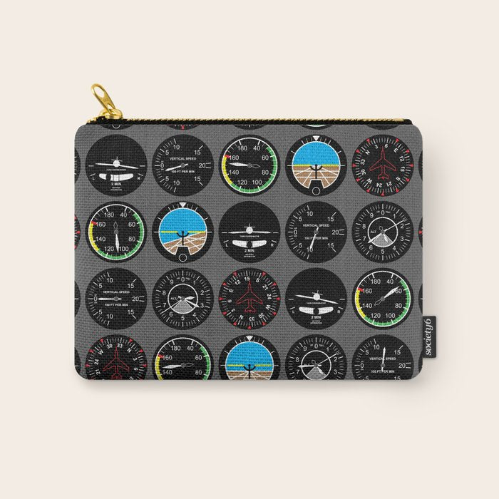 Flight Instruments Carry All Pouch Gallery Image 1