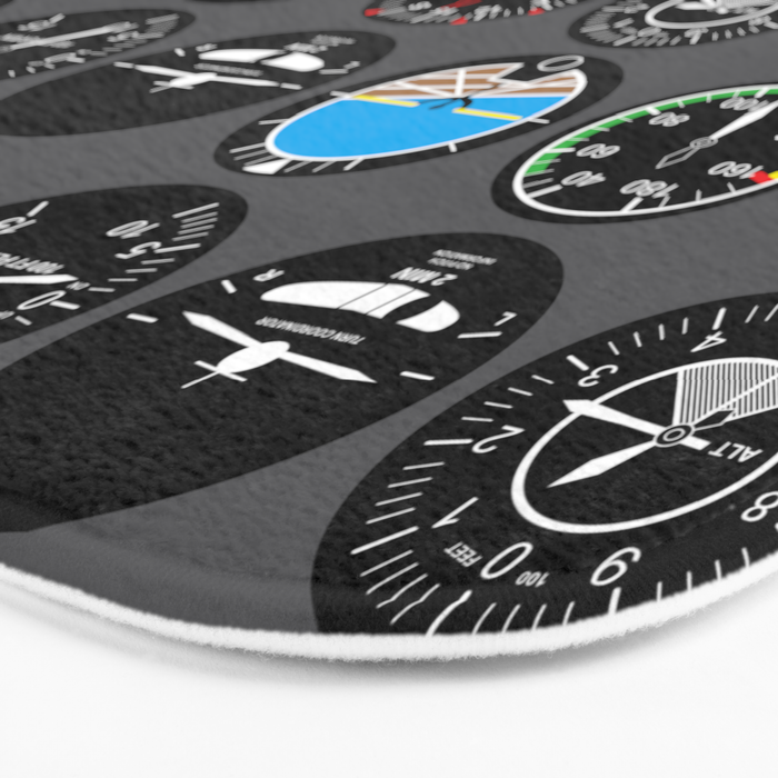 Flight Instruments Bath Mat Gallery Image 3