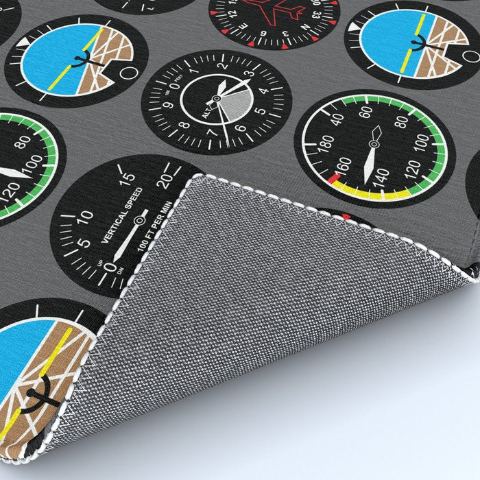 Flight Instruments Rug Gallery Image 4